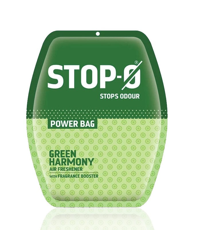 Stop-O Power Bag Air Freshener 10 gms - Green Harmony