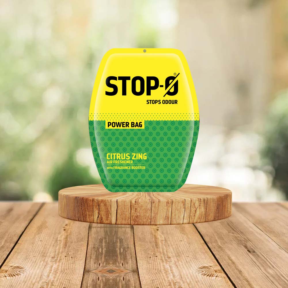 Stop-O Power Bag Air Freshener 10 gms - Citrus Zing