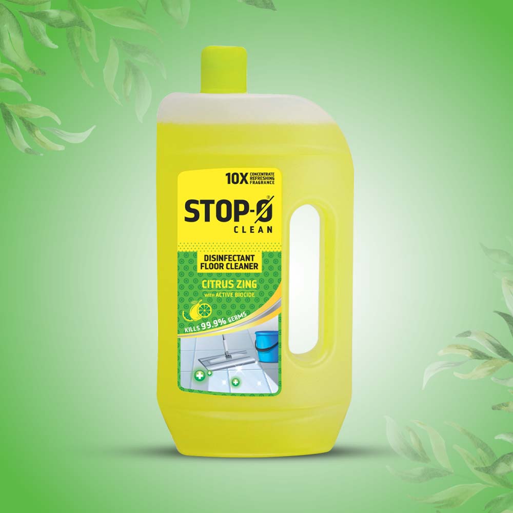 Stop O Clean Disinfectant Floor Cleaner - Citrus Zing