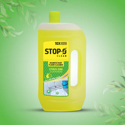 Stop O Clean Disinfectant Floor Cleaner - Citrus Zing