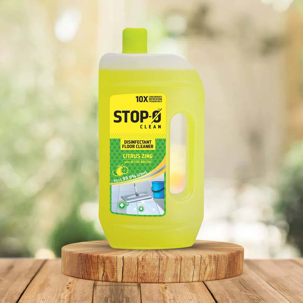 Stop O Clean Disinfectant Floor Cleaner - Citrus Zing