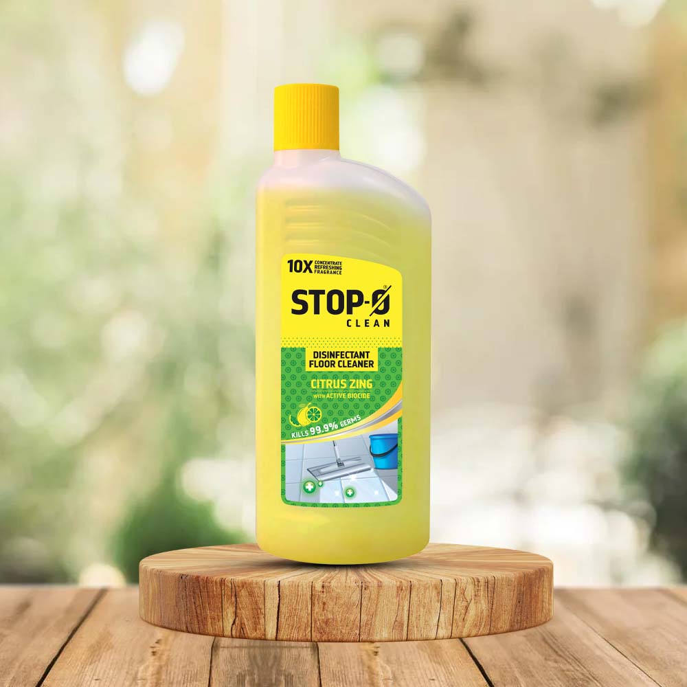 Stop O Clean Disinfectant Floor Cleaner - Citrus Zing