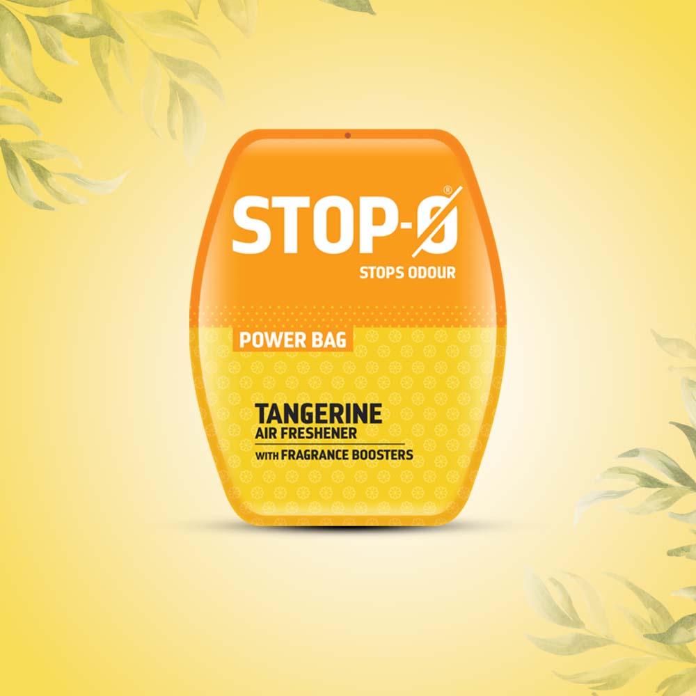 Stop-O Power Bag Air Freshener 10 gms - Tangerine